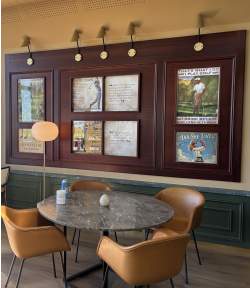 Barsebaeck golfklubb mahognytavla